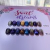 Subtle charm magnetic gelHandmade nail tips - Petit Square /