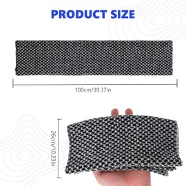 Japanese Exfoliating Towel, Body Extra Long Washcloth, Deep 3D Exfoliating Body Scrubber for Men Women Exfoliation, Scrubbing Brush Loofah Exfoliator (Black)