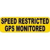 StickerTalk Speed Restricted GPS Monitored Vinyl Sticker, 10 inches by