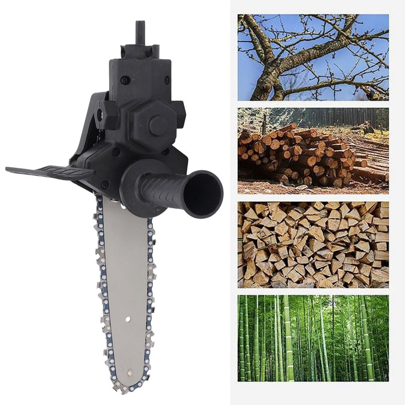 6inch Electric Chainsaw Modification Tool, Electric Drill Adapter, Portable Chainsaw