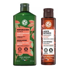 Yves Rocher Kit Reparador Shampoo Aceite Capilar