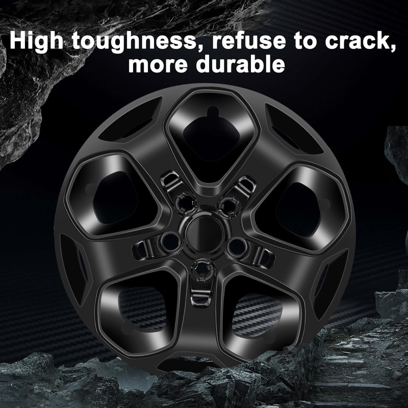 TULALUX Wheel Hubcaps Compatible with Ford Fusion 2010 2011 2012;