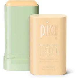 Pixi On-the-Glow SuperGlow - GlidedGold, Hydrating Gel-Cream Highlighter with Ginseng, Aloe Vera & Fruit Extracts, For Cheeks & Brow Bones, 19g / 0.6oz, Paraben-Free, Luminous Natural Highlight