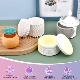 Resin Casting Powder 1000g, Fast Curing Casting Resin Kit for Beginners, 20~30 Minutes Demold, Water Activated Plaster Powder for Craft Casting, Easy Mixing and Self Leveling