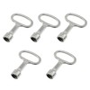 RLECS 5pcs Triangle Cabinet Spanner Key Locks for Drawer, Switch
