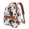 Wrangler Medium Cow Print Backpack Cute Daypacks Bookbag Purse for