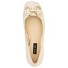 Nine West Women's Works Ballet Flat, Chic Cream 150, 7.5