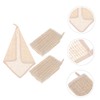 IWOWHERO 3pcs Washcloths Multi Functional Hand Towels for Bathing Face