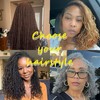 EV&ET Handmade Interlocking Sisterlocks Curly Tips 100% Real Human Hair