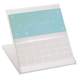 Mini Monthly Calendar with Stand, 5" x 4 1/2", January to December