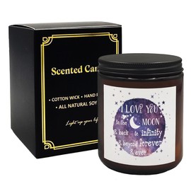 Mancheng-zi Love Candle, I Love You to The Moon and Back Gifts, I Love You Gifts for Her, Valentines Day Anniversary Wedding Gifts for Her Girlfriend Wife, Scented Candles for Women