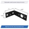 Trailer Light Mounting L Shaped Bracket, Heavy Duty, 4.5 x