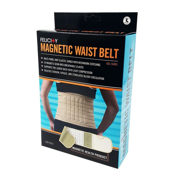 Felicity Magnetic Waist Belt (Beige- X Large)