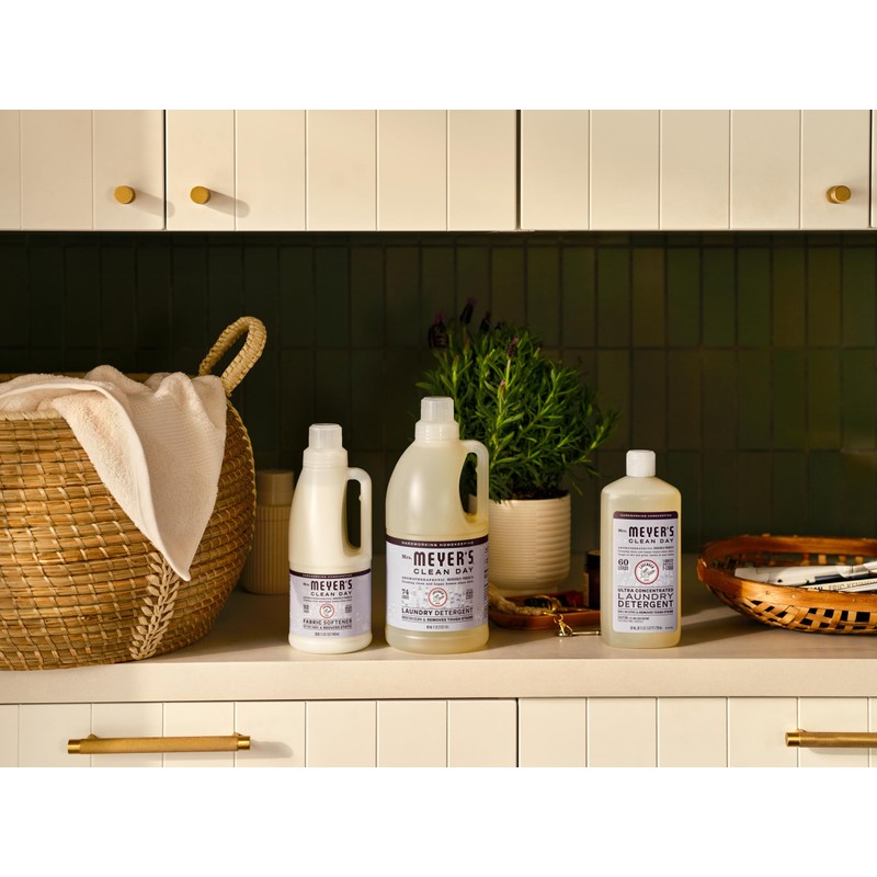 MRS. MEYER'S CLEAN DAY Liquid Laundry Detergent, Cruelty Free, Lavender