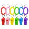 Sport Whistle with Bracelet 6pcs Loud Clear Plastic Whistles with