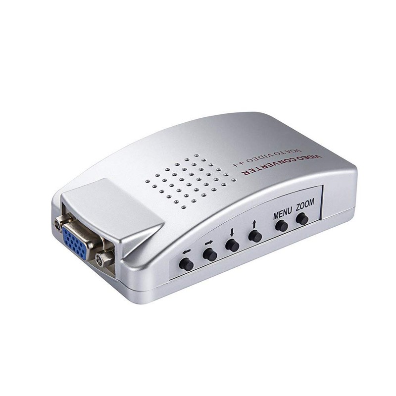 axGear VGA to BNC S-Video Converter Box Adapter Coaxial Video