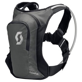Scott Hydration Radar 3 Enduro Motorrad Trinkrucksack schwarz/grau