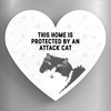 Global Designs Grey And White Cat Home Protected Attack Cat