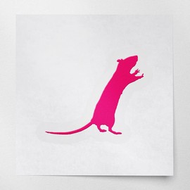 ANGDEST CLUB Decal Stickers of Rat (Pink) Premium Waterproof Vinyl Decal Stickers for Laptop Phone Accessory Helmet Car Window Mug Tuber Cup Door Wall Decoration ANDSKUSe58182PI070722