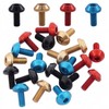 JMFahrrad 4PCS Titanium M5 x 12mm Hex Socket Head Bolt