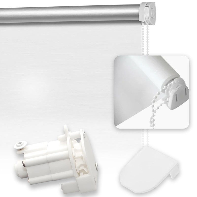 2PCS Roman Blind Control Mechanism Uits with Covers, Roller Blind
