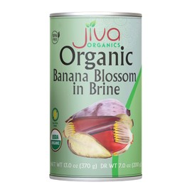 Jiva Organic Banana Blossoms 14 Ounce (Pack of 6) - BPA Free, Gluten Free - Delicious Meatless Alternative