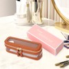 Pinkmik - Bolsa de maquillaje transparente para maquillaje, bolsa de