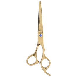 ANKROYU Beard Scissors, Portable Hair Cutting Scissors, Stainless Steel Beard Scissors, Professional Barber Scissors, Hairdressing Scissors, for Men Personal Care(B)