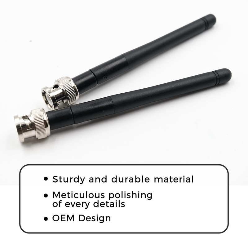 6PC UHF Antenna with BNC Connector Compatible with EW100 EW300