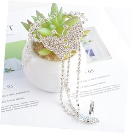 SAFIGLE Foot Hanging Accessories Bride Anklet Rhinestones Elegant Ankle Jewelry Chain for Women Suitable for Occasions