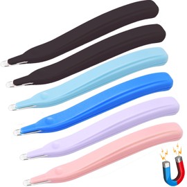 6 Pack Magnetic Staple Remover Tools, Professional Stapler Removers Staple Puller Remover for Classroom, Multicolored Stapler Remover Tool Staple Remover Stick for Home School Office (5 Colors)