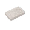 Minimalist Self‑Draining Soap Dish Tray (Matte White)