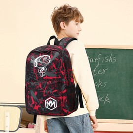 BLUBOON Canvas School Bags Set Teen Girls School Laptop Rucksack Women Ladies Casual Daypack …