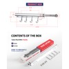 BaiNong 12 inch Valet Rod for Closets Pull Out Closet