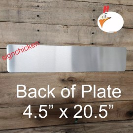 CUBA, CUBAN, European EEC Aluminum License Plate Custom