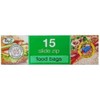 Tidyz Slide Zip Food Bags Pack of 15 Food Prep
