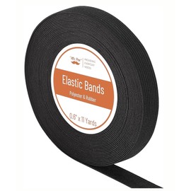 Mr. Pen- Elastic Band for Sewing, 0.6 Inch, 11 Yards, High Elasticity Sewing Elastic Bands for Waistbands Pants Clothes and Crafts DIY, Black
