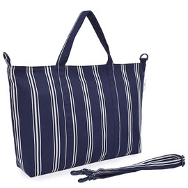 COLORFUL CANDY STYLE LAURA ASHLEY Farnworth Stripe N0928700 Lesson Bag with Gusset, Boys Handbag, Picture Book Bag, Tote Bag, Large Shoulder