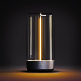 Sunco Magnetic Filament Light Rechargeable Table Lamps Minimalist Flexible LED Camping Lamp Dimmable Cordless 1W 55 LM 2700K Soft White 3-Step Dimming 10%-100% USB-C Rechargeable