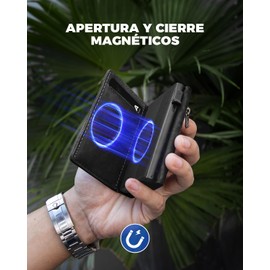 DODENSHA MagSnap Wallet I Card Holder Wallet, black, Minimalist, modern