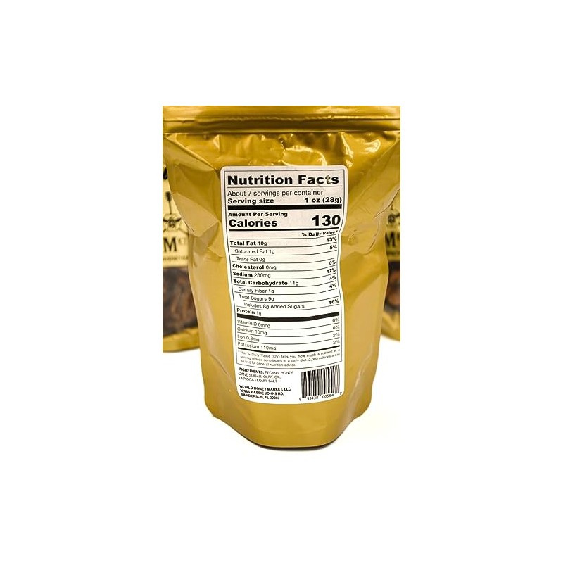 World Honey Market Honey Roasted Pecans (6.6 oz bag)…