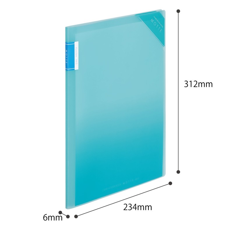 Kokuyo file kuriya-horuda-bukku Motte A4 4P Light Blue Flat –