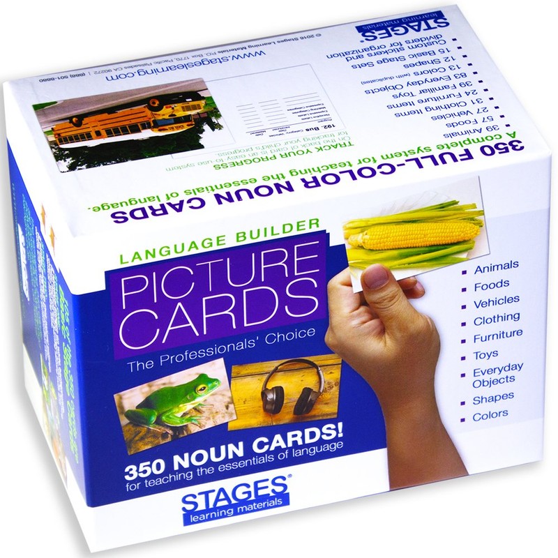 Stages Learning Materials Language Builder Picture Noun Flash Cards Photo