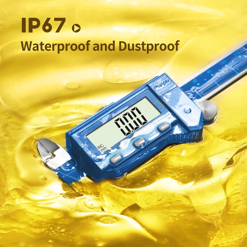 Dasqua 6”/150mm IP67 Absolute Origin Digital Caliper, Stainless Steel, Accuracy