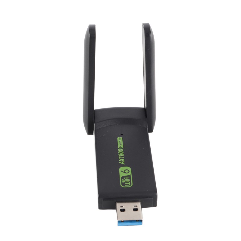 WiFi 6 Adapter USB3.0 2.4GHZ to 5.0GHZ AX1800Mbps MU MIMO