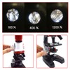 HONPHIER Microscope for Children Kids Microscope 100x 400x 1200x Magnification