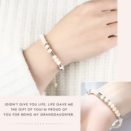 DDOFAH Mothers Day Gifts Bracelets for Mom Granddaughter Wife sister Daughter Grandmother, Birthday Gifts for Women Cord Wrap Bracelet.