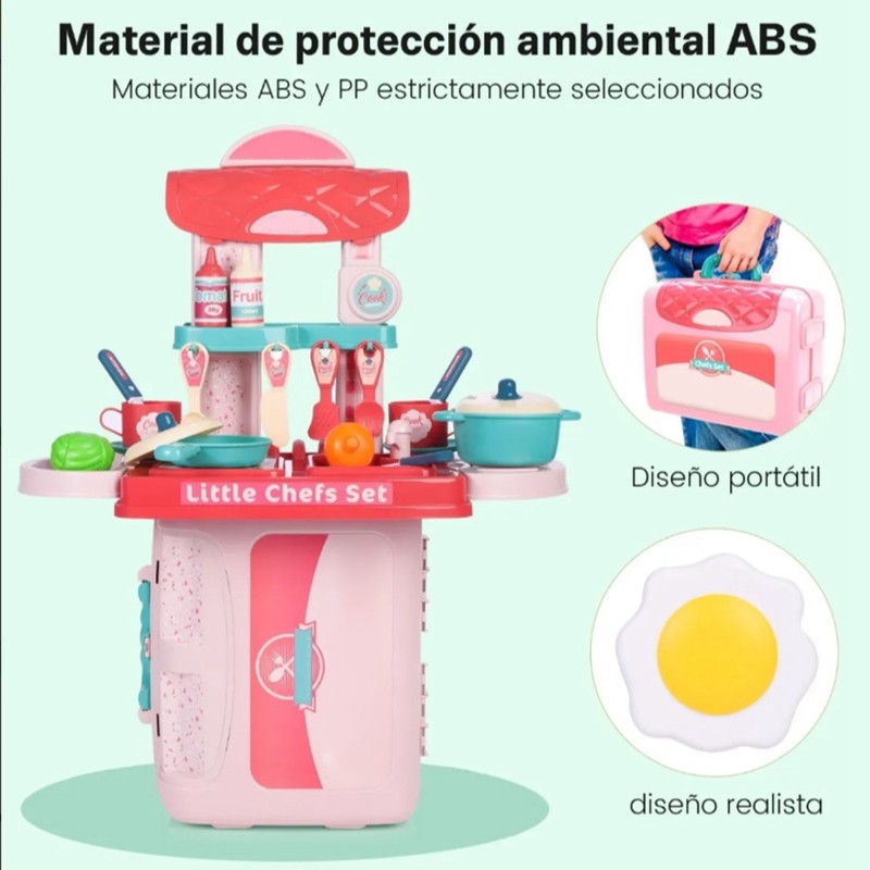 30pcs Kitchen Toy Playset Educational Interactive Skill Development Safe Kitchen