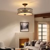 Saint Mossi Semi Flush Mount Ceiling Chandelier, Modern K9 Crystal