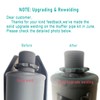 QYMOTO Upgrade CT200U Mini Bike Silencer Kit with Muffler Pipe